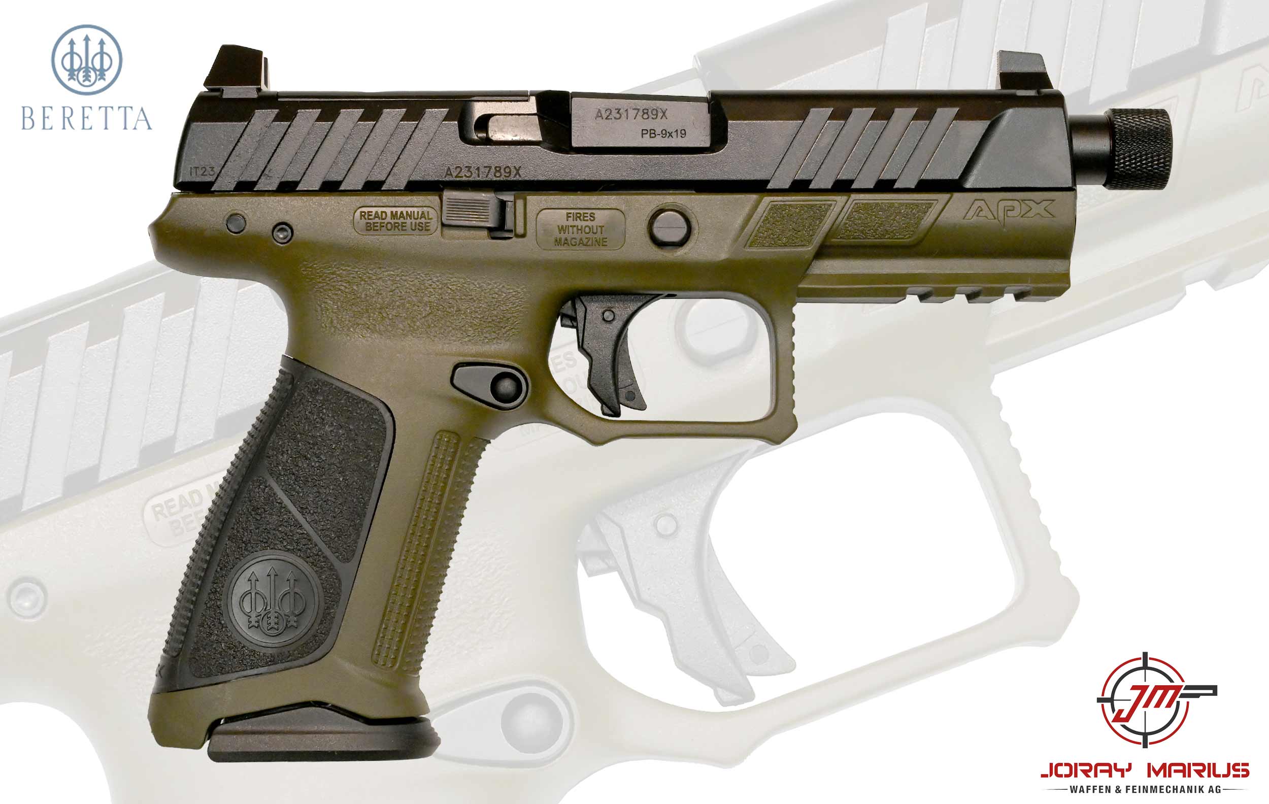 Beretta APX A1 Tactical RDO Pistole